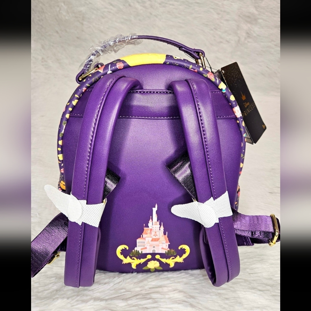 Loungefly Disney Belle Enchanted Beauty mini Backpack - Picture 5 of 7